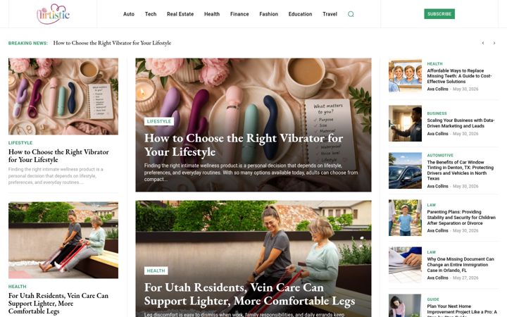 Screenshot of flirtistic.com