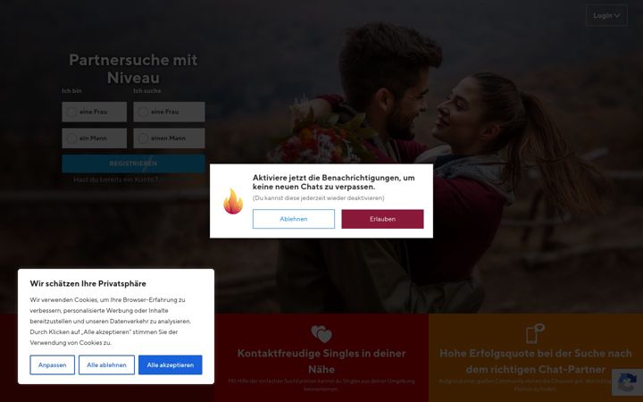 Screenshot of flirtzauber.de