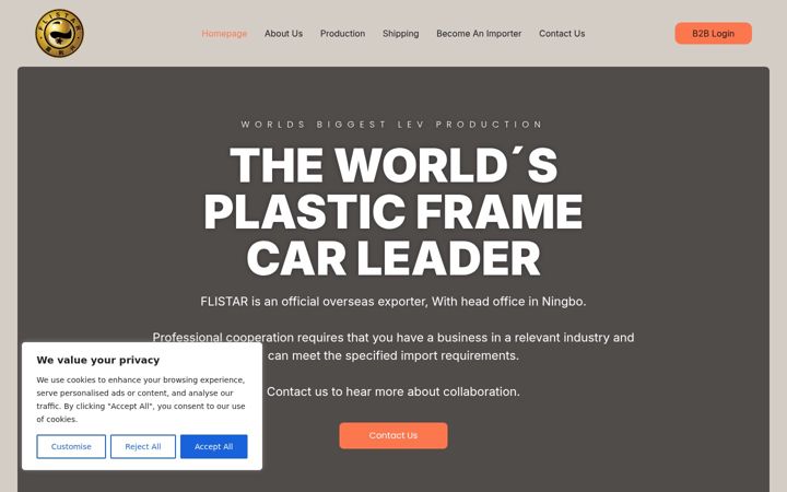 Screenshot of flistar.eu
