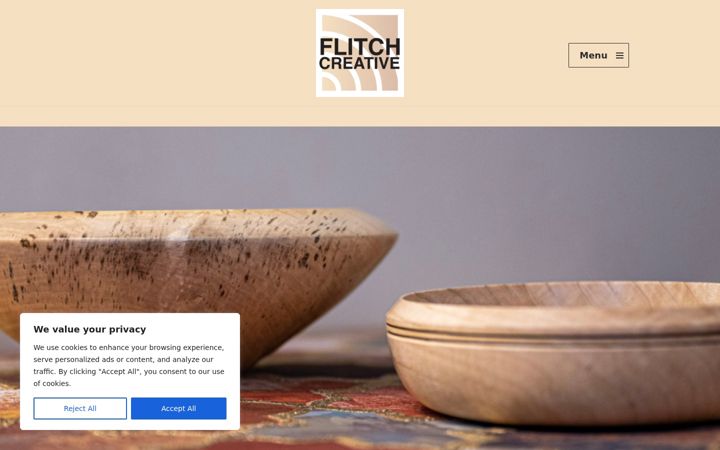 Screenshot of flitchcreative.co.uk