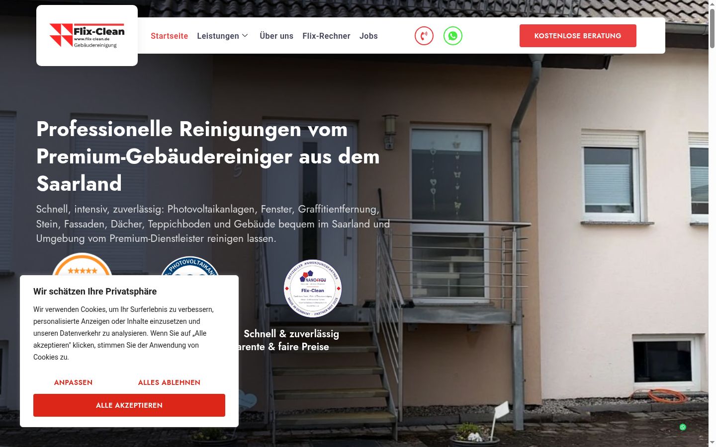 Screenshot tal-banner tal-kunsens muri qabel kwalunkwe interazzjoni