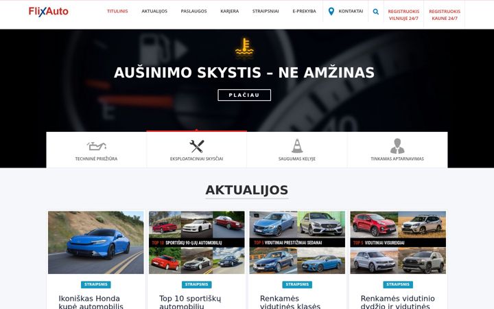 Screenshot von flixauto.lt