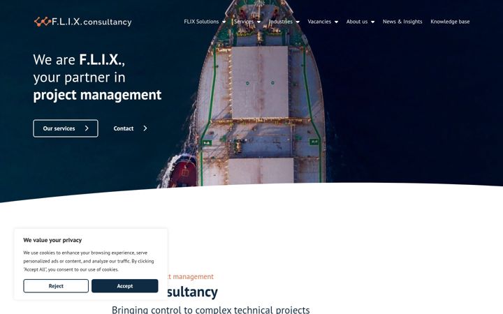 Screenshot of flixconsultancy.com