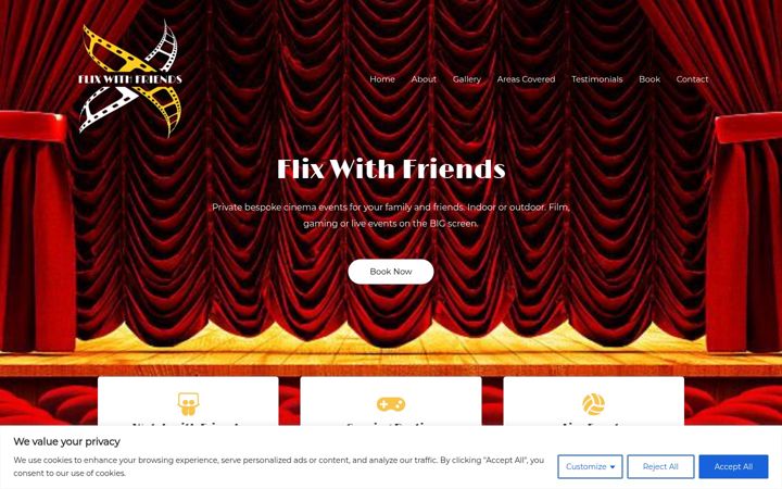 Screenshot of flixwithfriends.co.uk