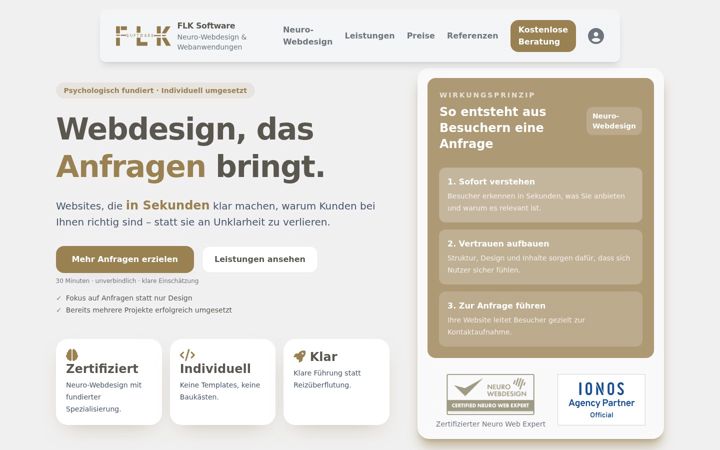 Screenshot of flk-software.com