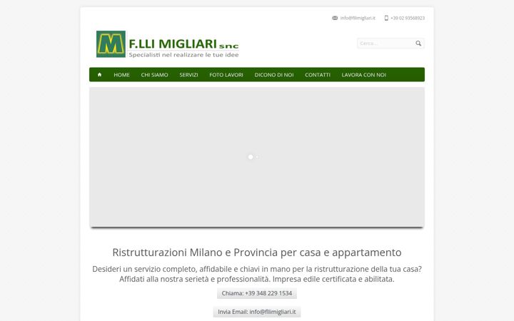 Екранна снимка на fllimigliari.it