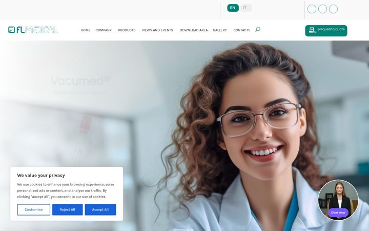 Screenshot of flmedical.com