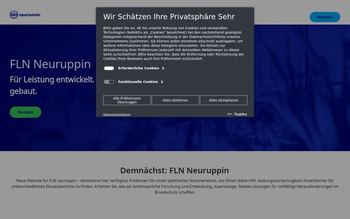 Screenshot of fln-neuruppin.de