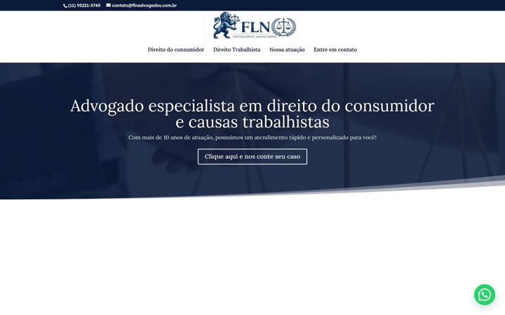 Screenshot of flnadvogados.com