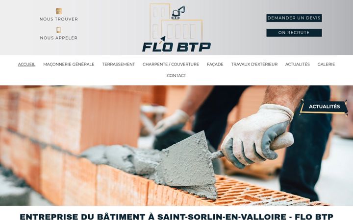Screenshot of flo-btp.fr