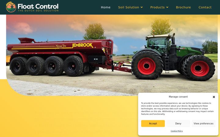 Screenshot of float-control.com