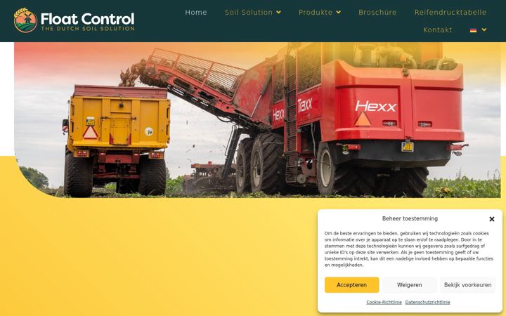 Screenshot ta' floatcontrol.de