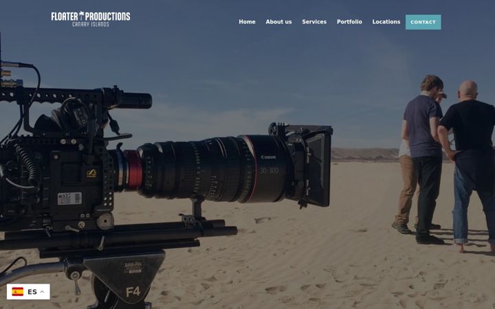 Screenshot of floaterproductions.com