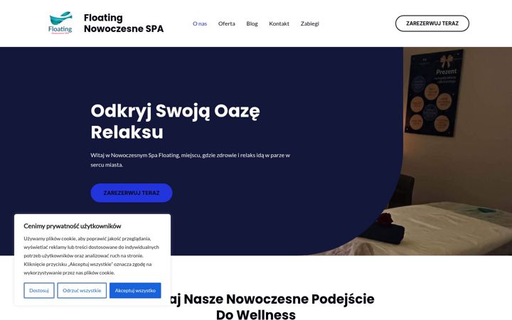 Screenshot of floatingcieszyn.pl