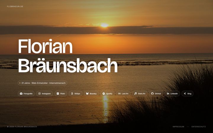 Screenshot of flobraeun.de