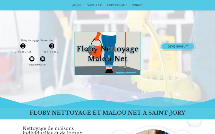 Screenshot of flobynettoyage.fr