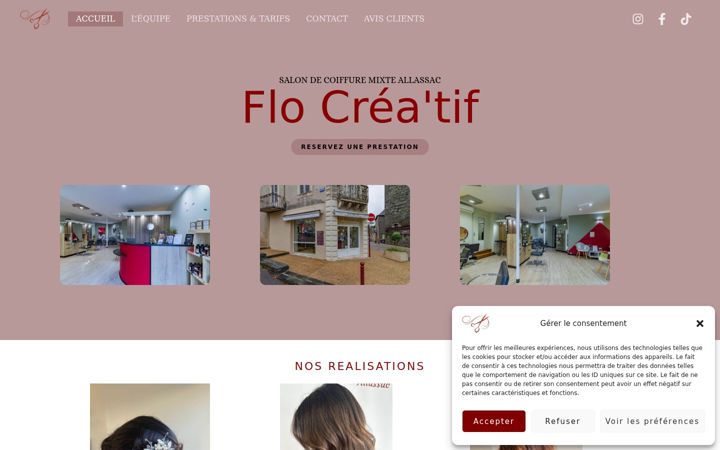 Screenshot of flocreatif.fr