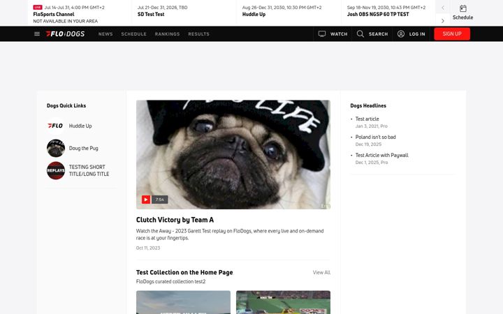Screenshot of flodogs.com
