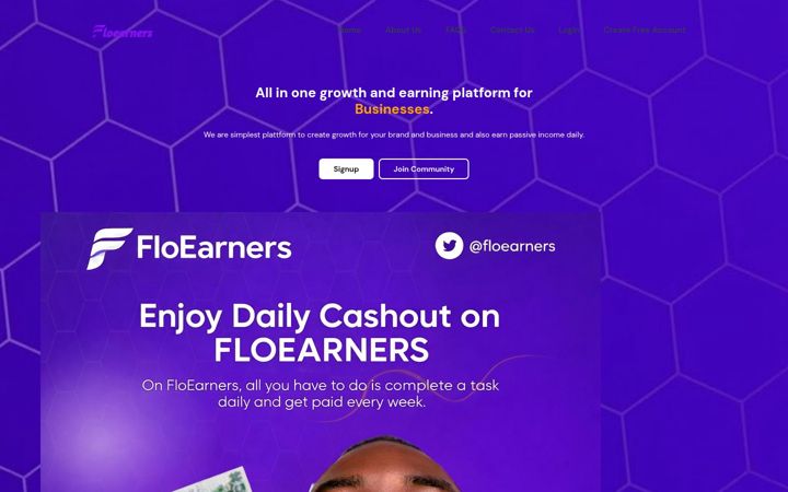 Screenshot of floearners.com