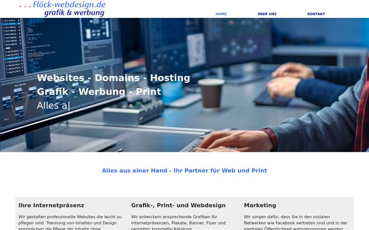 Screenshot ta' floeck-webdesign.de