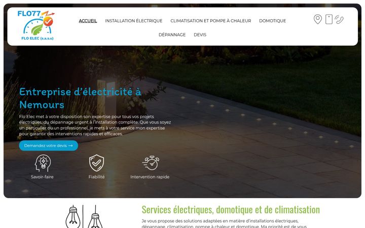 Screenshot of floelec.fr