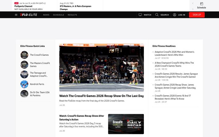Screenshot of floelite.com