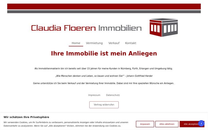 Screenshot ta' floeren-immobilien.de