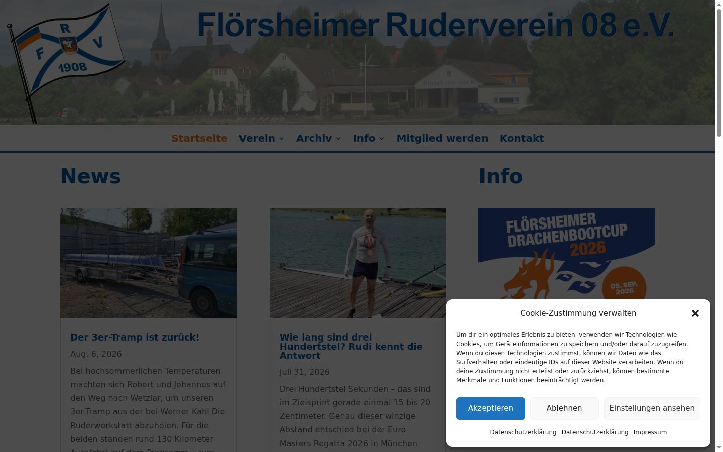 Screenshot tal-banner tal-kunsens muri qabel kwalunkwe interazzjoni