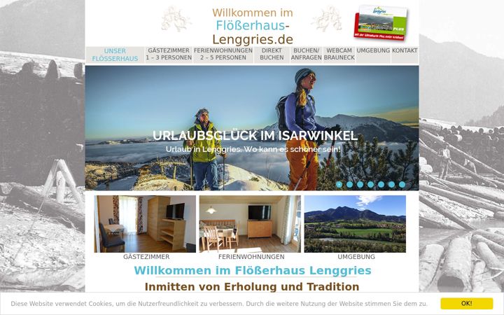 Screenshot ta' floesserhaus-lenggries.de