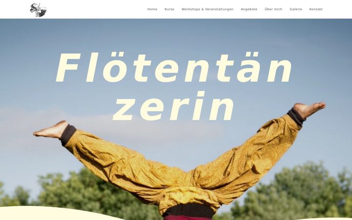 Screenshot ta' floetentaenzerin-freiburg.de