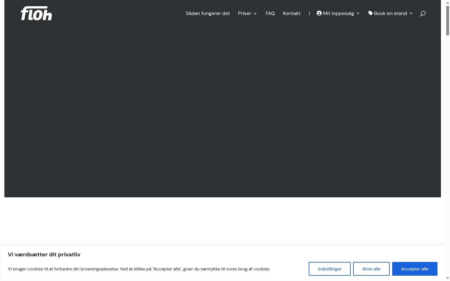 Captura de pantalla del banner de consentimiento mostrado antes de cualquier interacción
