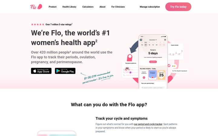 Screenshot of flohealth.com