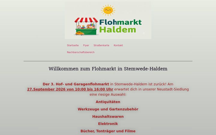 Képernyőkép: flohmarkthaldem.de