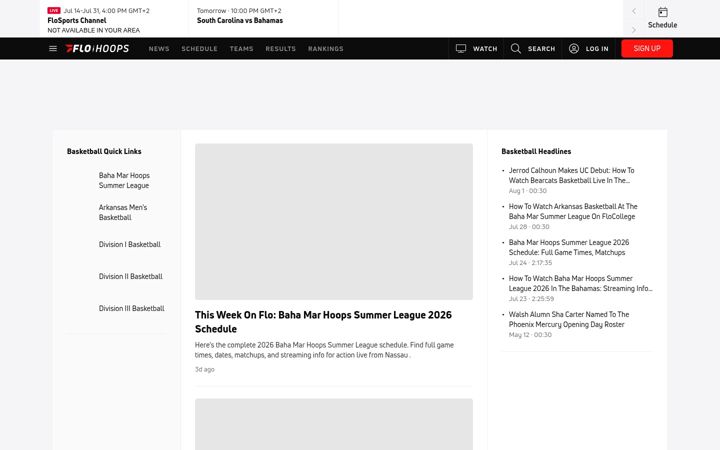 Screenshot of flohoops.com