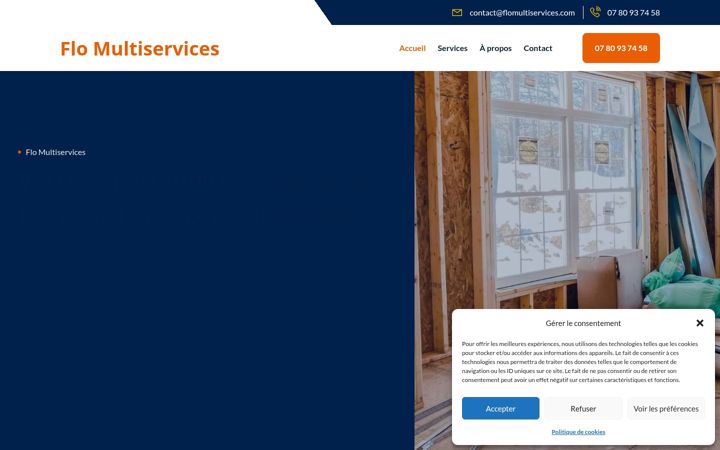 Screenshot of flomultiservices.fr