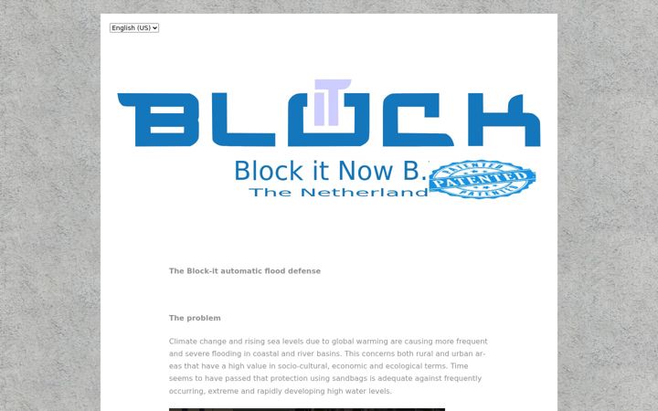 Screenshot of flood-defence.eu
