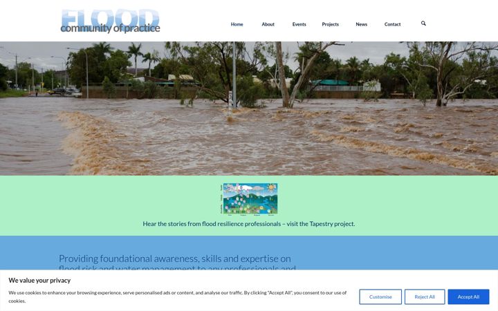 Snímek obrazovky floodcop.com.au