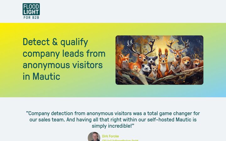 Screenshot of floodlight-b2b.com