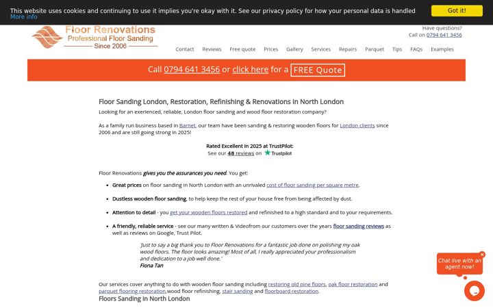 Screenshot of floor-sanding-and-sealing.co.uk