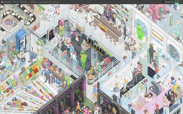 Screenshot of floor796.com