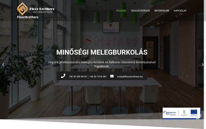 Screenshot of floorbrothers.hu
