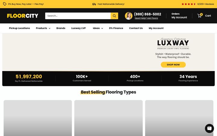 Екранна снимка на floorcity.com