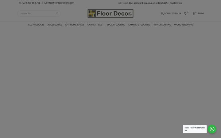 Screenshot of floordecorghana.com