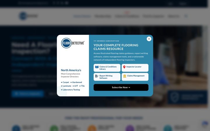 Screenshot of floordetective.com