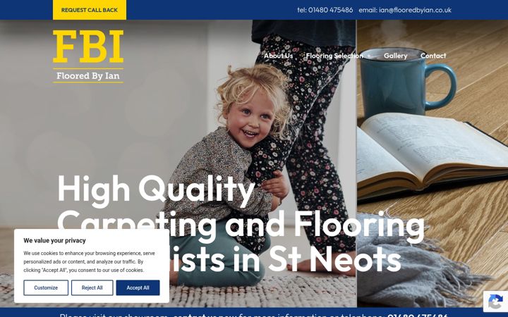 Screenshot of flooredbyian.co.uk
