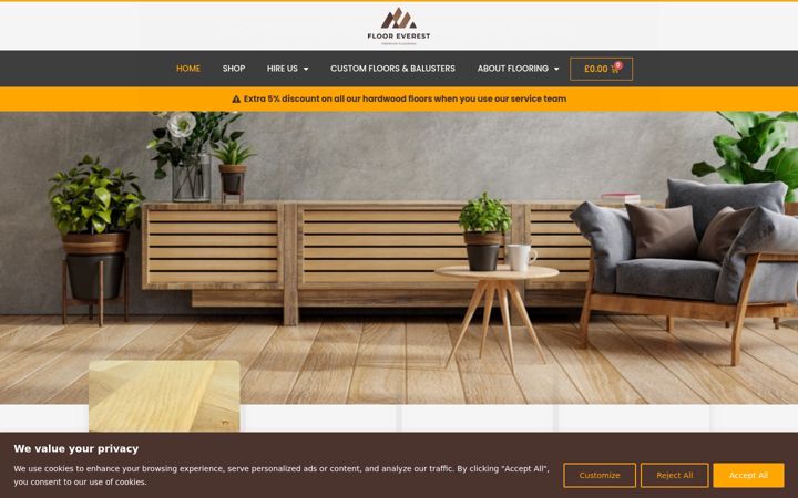 Screenshot of flooreverest.co.uk