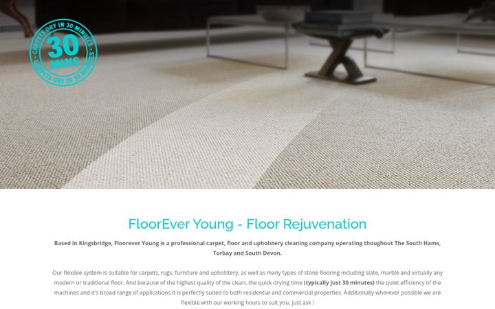 Screenshot of flooreveryoung.co.uk