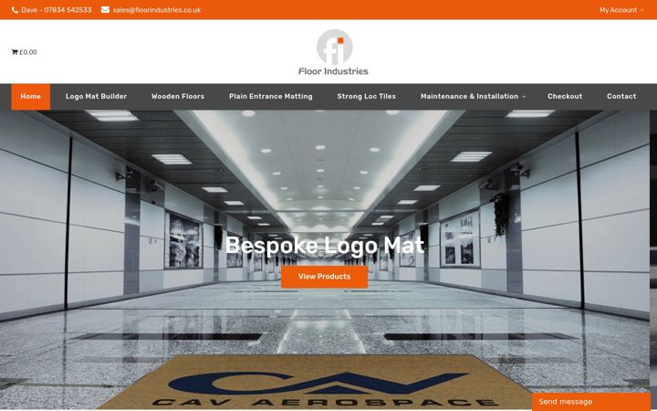 Screenshot of floorindustries.co.uk
