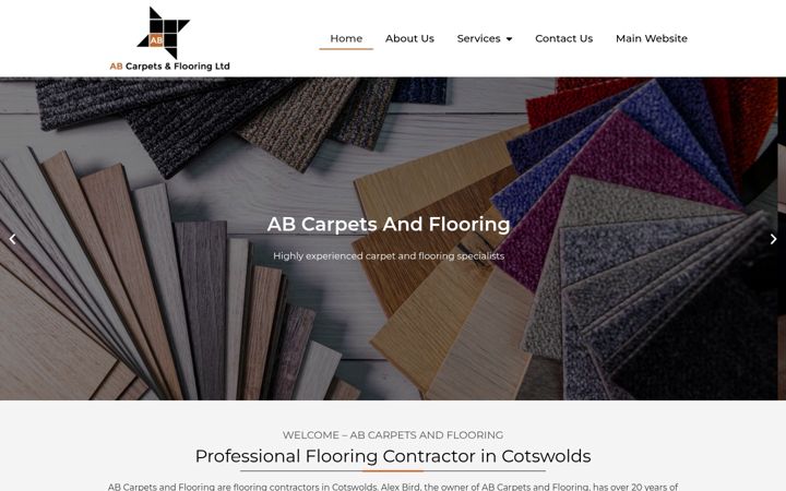 Screenshot of flooringcontractorcotswolds.co.uk