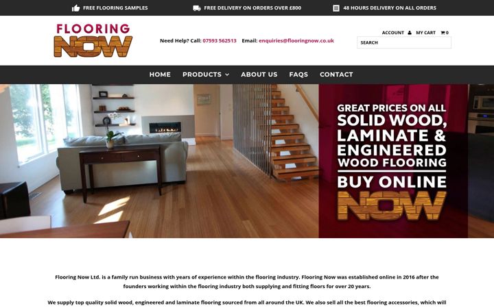 Screenshot of flooringnow.co.uk